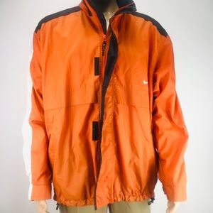 Men’s Nike wind breaker orange large